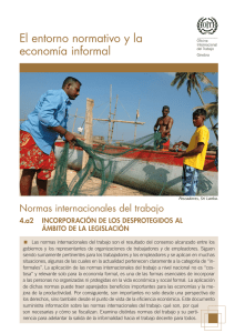 El entorno normativo y la economía informal