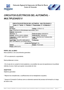circuitos eléctricos del automóvil - multiplexado ii