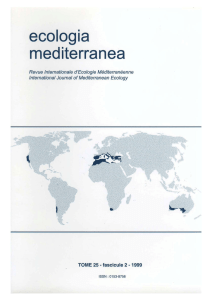 Ecologia mediterranea 1999