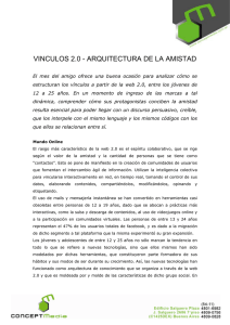 VINCULOS 2.0 - ARQUITECTURA DE LA AMISTAD