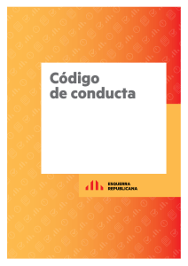 Código de conducta - Esquerra Republicana de Catalunya