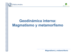 Magmatismo y metamorfismo