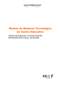 Modelo de Madurez Tecnológica de Centro Educativo