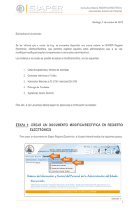 Instructivo SIAPER RE MODIFICA-RECTIFICA