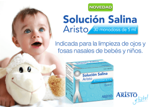 Descubre cómo cuidar de tu bebé con Solución Salina Aristo