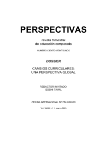 perspectivas - International Bureau of Education