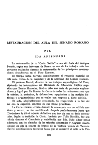 AnalesIIE23, UNAM, 1955. Restauración del aula del Senado