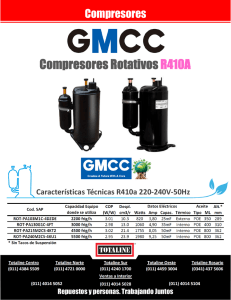 Flyer Compresores Rotativos GMCC