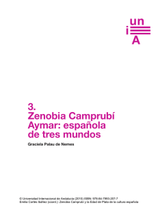 3. Zenobia Camprubí Aymar: española de tres mundos