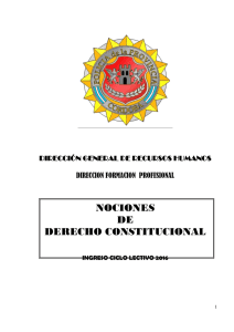 NOCIONES DE DERECHO CONSTITUCIONAL