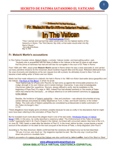 secreto de fatima satanismo el vaticano