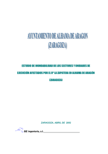 Estudio hidrológico - Ayuntamiento de Alhama de Aragón