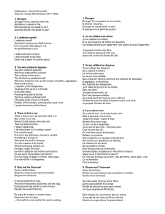 Celebrations - Vincent Persichetti Texte de / text by Walt Whitman