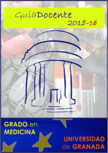Guía Grado 2015-2016 - Universidad de Granada