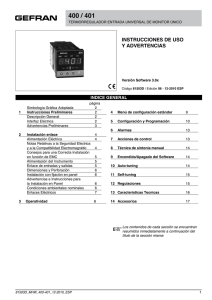 instrucciones de uso y advertencias