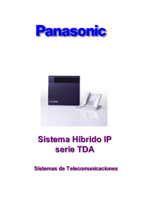 Sistema Híbrido IP serie TDA