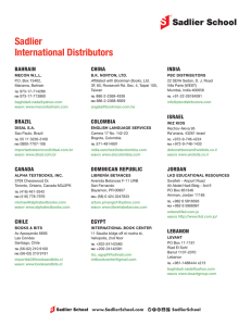 Sadlier International Distributors