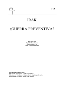 Irak, ¿Guerra preventiva?