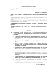 resolución dgi nº 798/2012