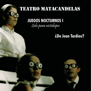 JUEGOS NOCTURNOS I - Teatro Matacandelas