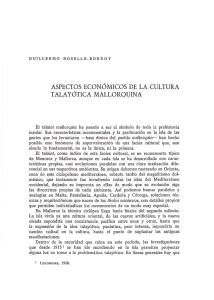 aspectos económicos de la cultura talayótica mallorquina