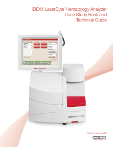 IDEXX LaserCyte Analyzer Case Study Book and Technical Guide