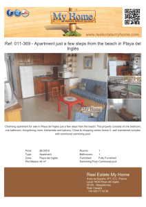 Apartment just a few steps from the beach in Playa del Inglés
