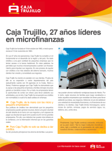 Caja Trujillo, 27 años líderes en microfinanzas