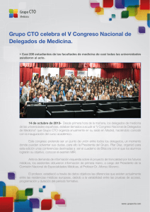 Grupo CTO celebra el V Congreso Nacional de Delegados de