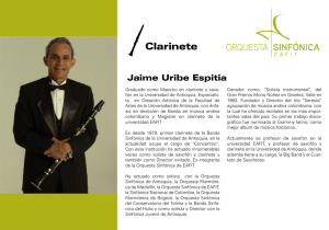 Clarinete - Universidad EAFIT