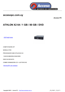 accesopc.com.uy ATHLON X2 64 / 1 GB / 80 GB / DVD
