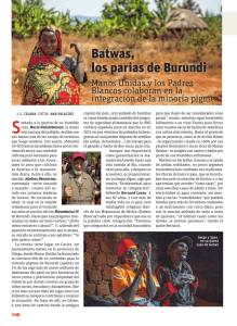 Batwas, los parias de Burundi