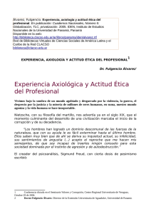 Experiencia Axiológica y Actitud Ética del Profesional