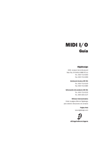 MIDI I/O Guía - Digidesign Support Archives