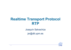dit Realtime Transport Protocol RTP