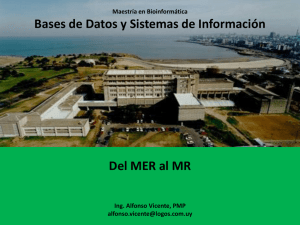 Bases de Datos y Sistemas de Información Del MER al MR