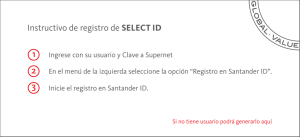 Acceda a Santander ID