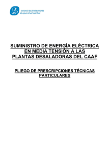 SUMINISTRO DE ENERGÍA ELÉCTRICA EN MEDIA