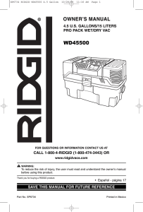 wd45500 owner`s manual