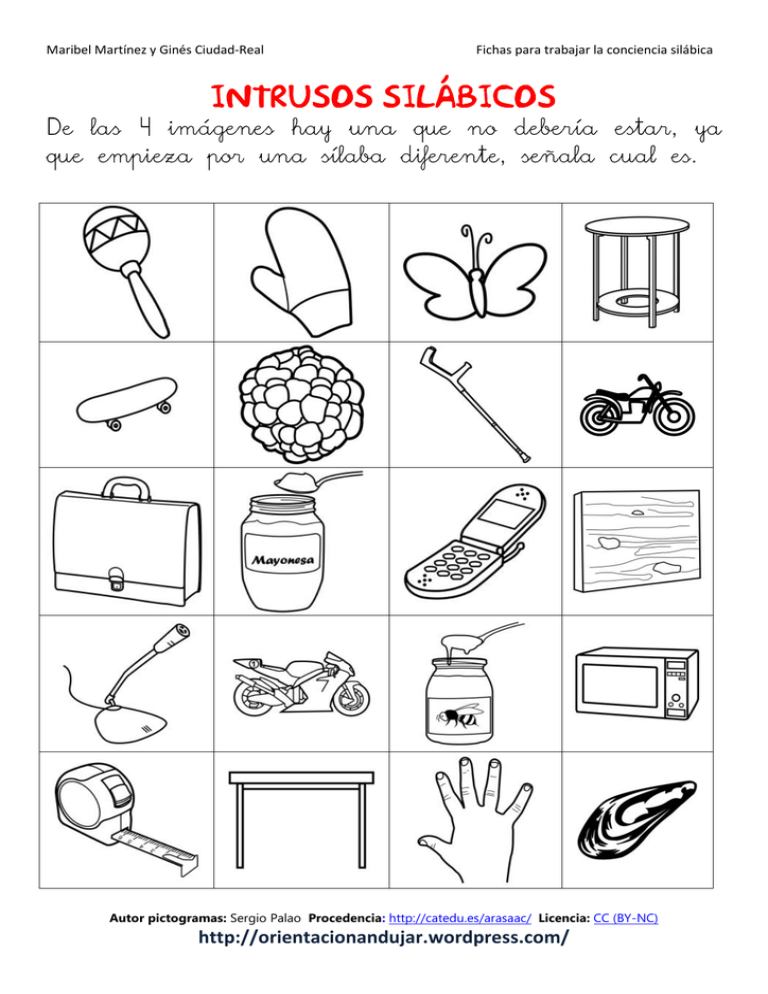 Fichas Para Trabajar La Conciencia Sil Bica Imagenes Educativas The