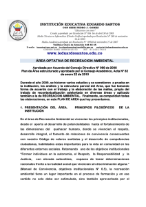 Recreación Ambiental - Institución Educativa Eduardo Santos