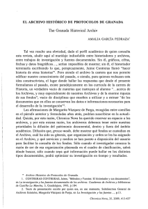 The Granada Historical Archiv AMALIA GARCÍA PEDRAZA`