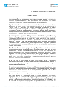 Campaña Uniformes Escolares - Consello Galego da Competencia