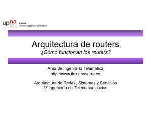 Arquitectura de routers (transparencias) URL