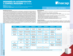 INGENIERÍA EN AUTOMATIZACIÓN Y CONTROL INDUSTRIAL