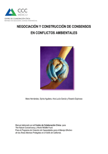 Negociación y construcción de consensos en conflictos ambientales