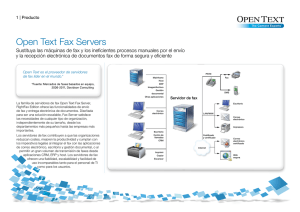 Open Text Fax Servers