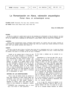 La Romanización en Álava, valoración arqueológica