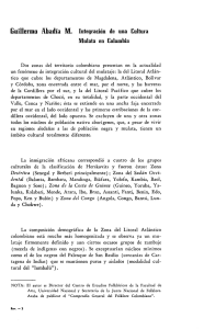 Guillermo Abadía M. Integración de una l:ultura Mulata en l:olombia