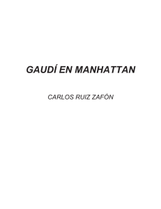 Gaudí en Manhatan - Carlos Ruiz Zafón